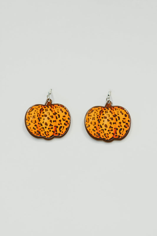 Pumpkin Prowl Earrings in Orange