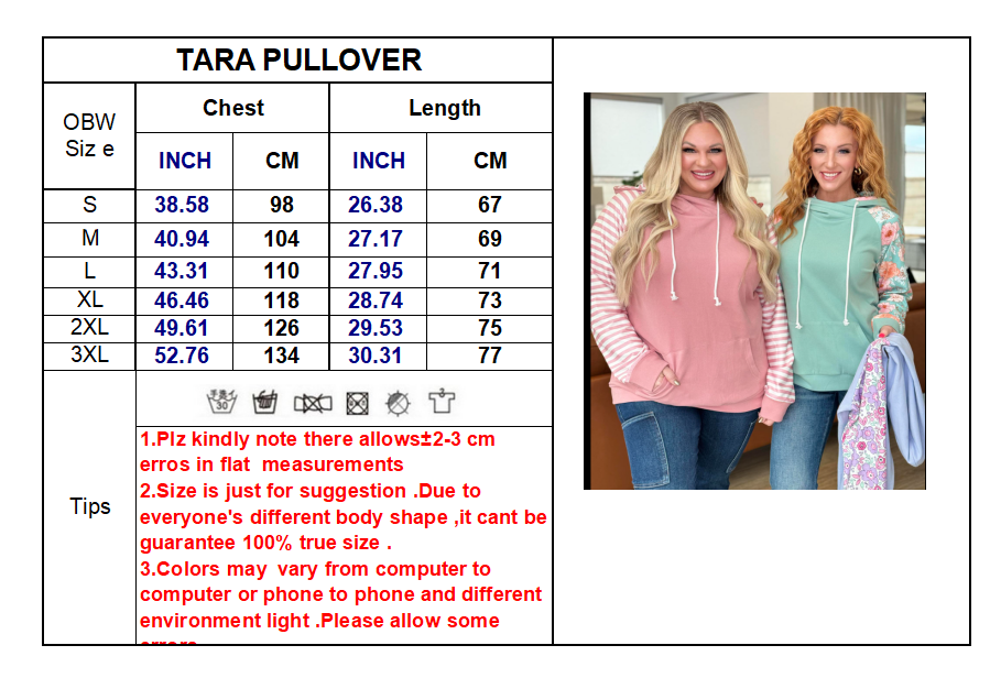 Preorder:Spring Tara Pullover with 3 color