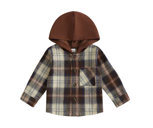 Hooded Plaid -PREORDER