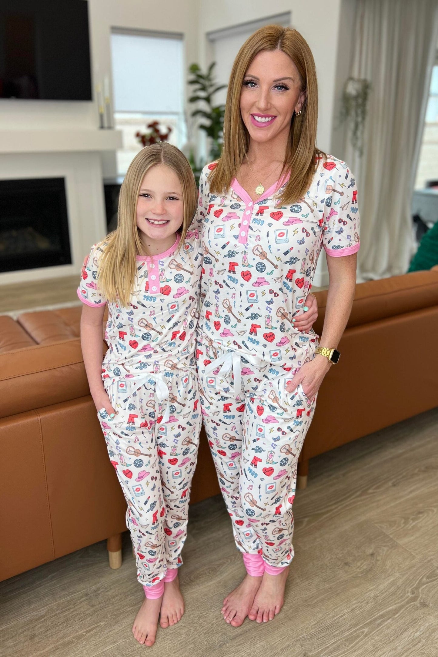 Matching Short Sleeve Jogger PJ Set -#5-TAY S Icon