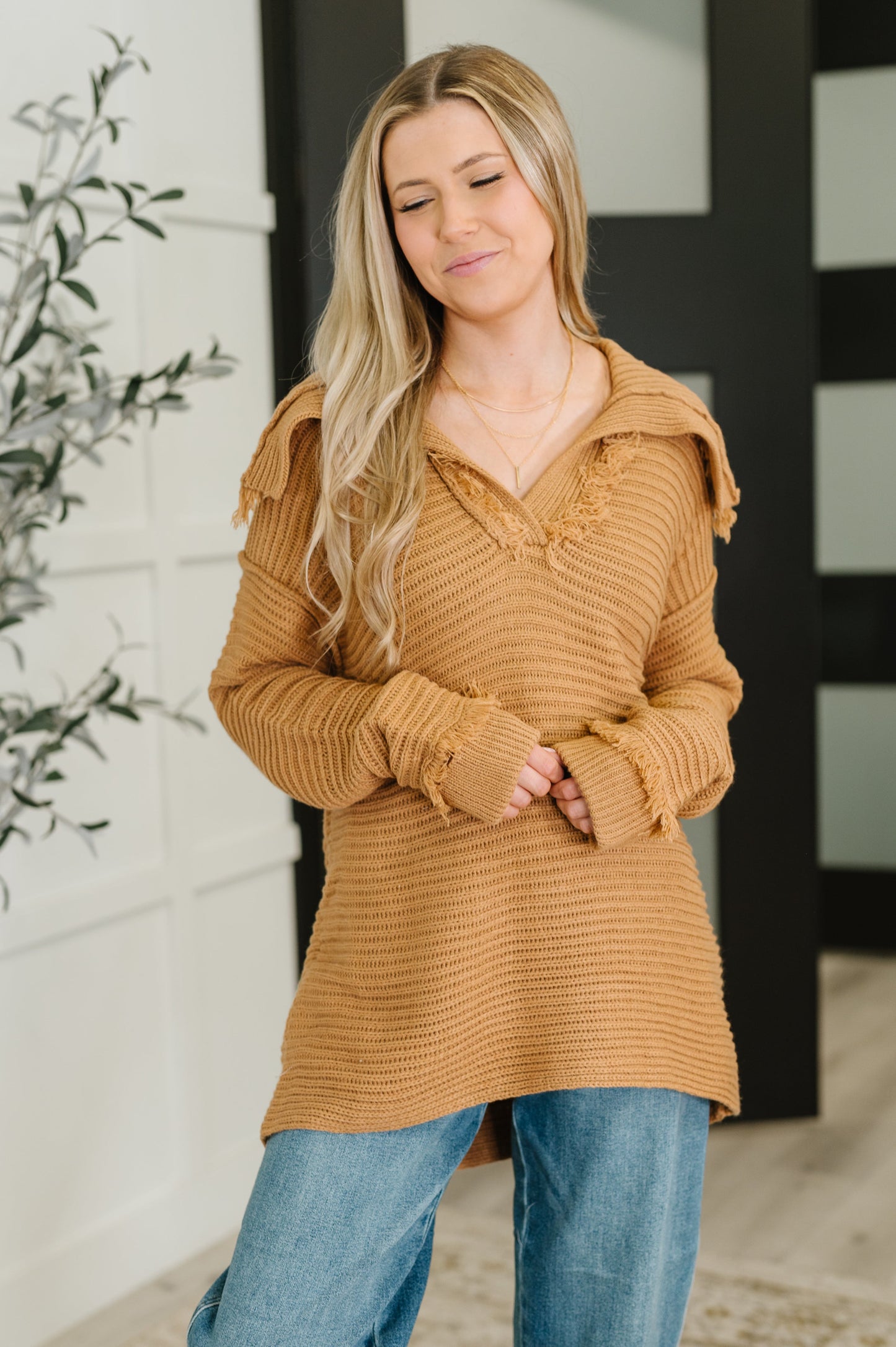 Travel Far & Wide Sweater in Taupe