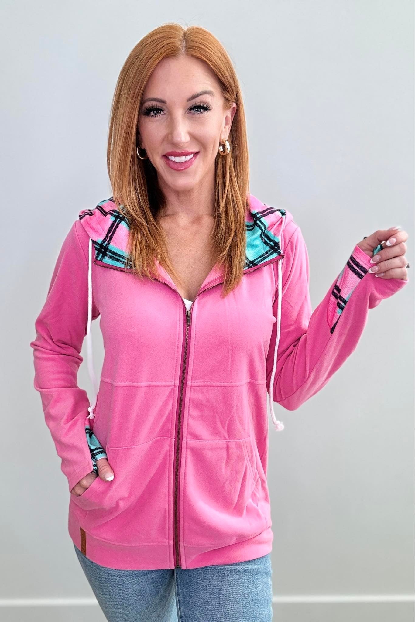 New Tara Zip Up Pullover With 3color