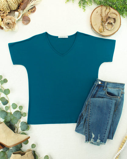Chloe Cozy Top - Teal