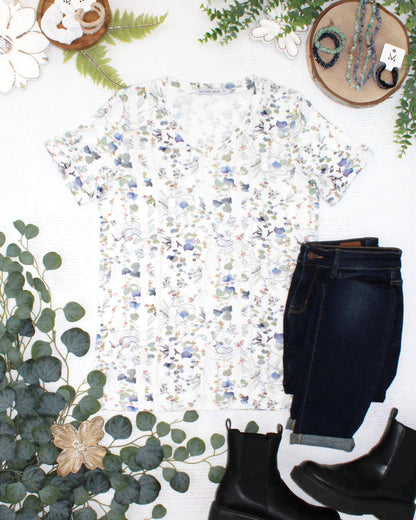 Sophie Top - Olive Meadow