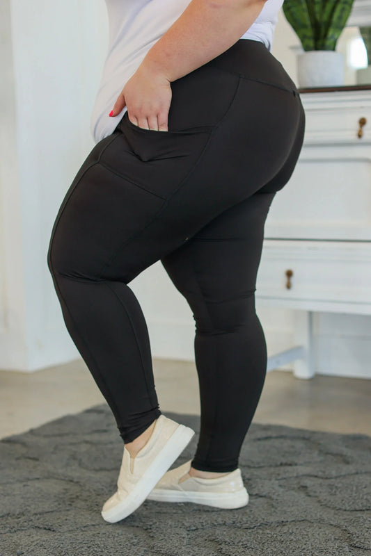 Work It Out Black Capri Leggings with Pockets – Wild Harmony Boutique