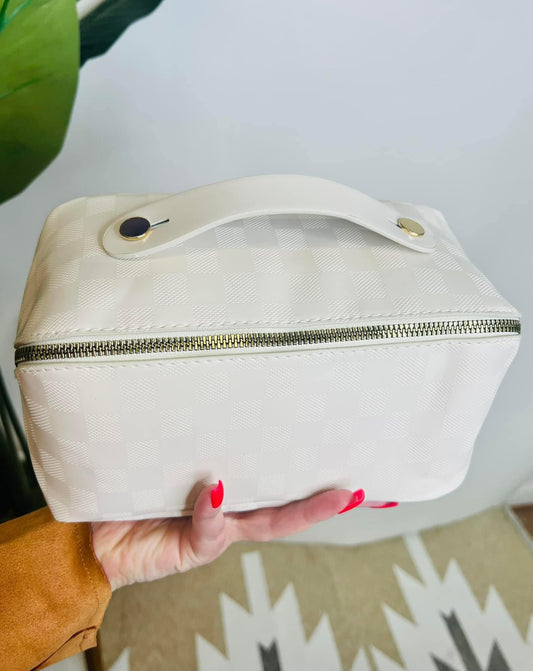 Travel Pouch in White