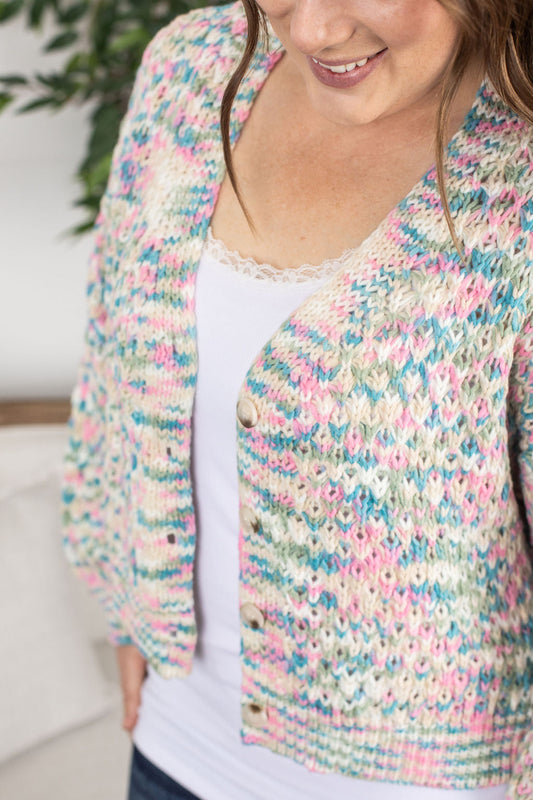 PREBOOK Jackie Cardigan - Spring Mix