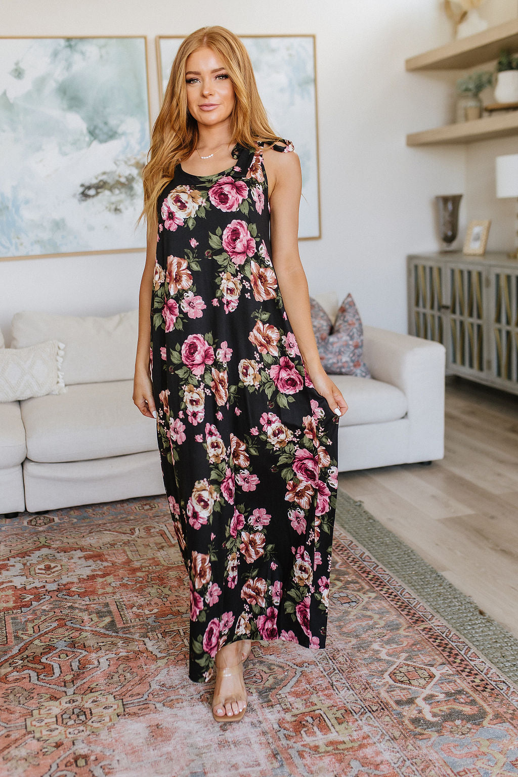 Fortuitous in Floral Maxi Dress