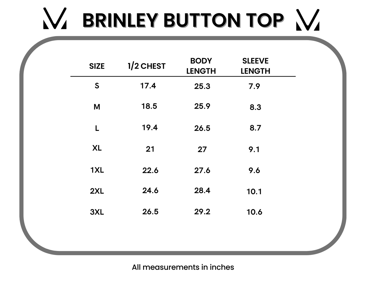 Brinley Button Top - Navy