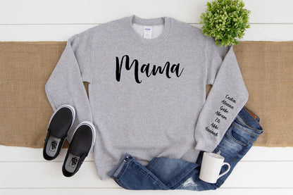 Personalized Names you Love Sweatshirt