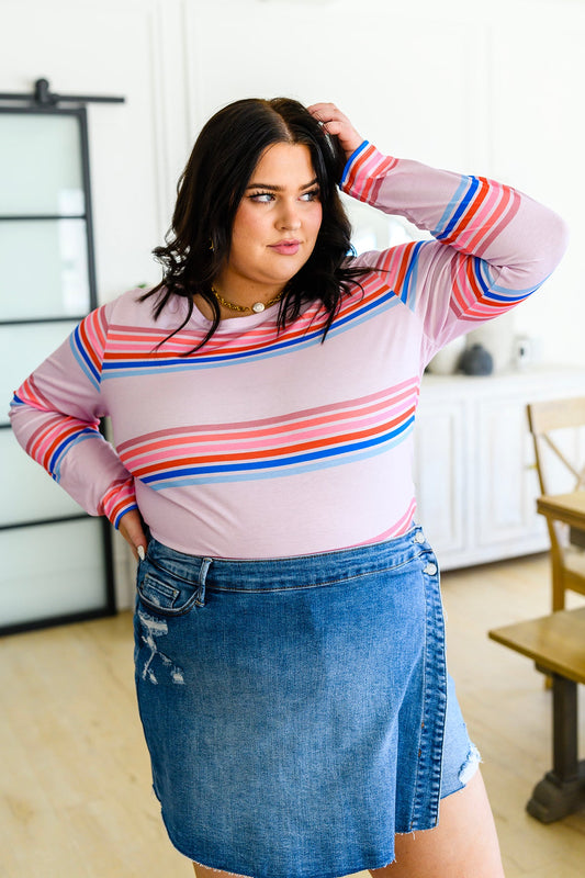 Sweet Like Candy Striped Long Sleeve