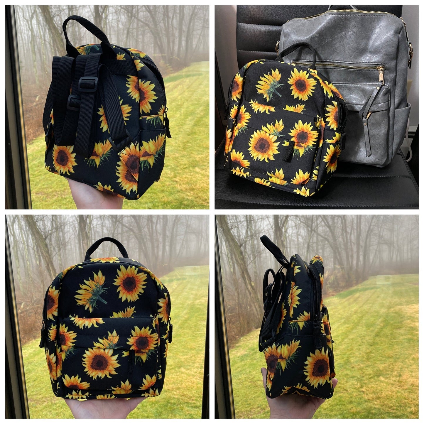 Mini Backpack - Floral Stripe