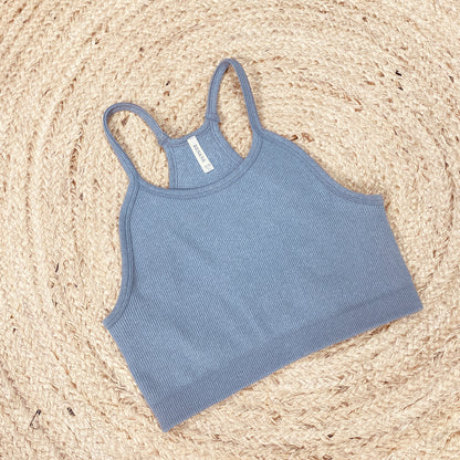 Basic Ribbed Cami Bralette