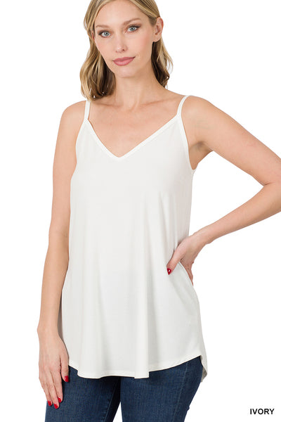 Everyday Reversible Cami in Ivory SIZE 3XL