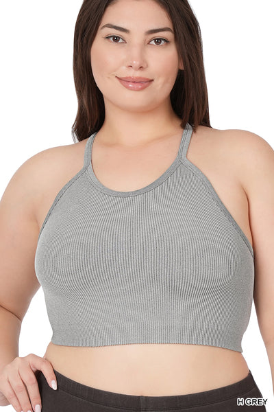 Basic Ribbed Cami Bralette