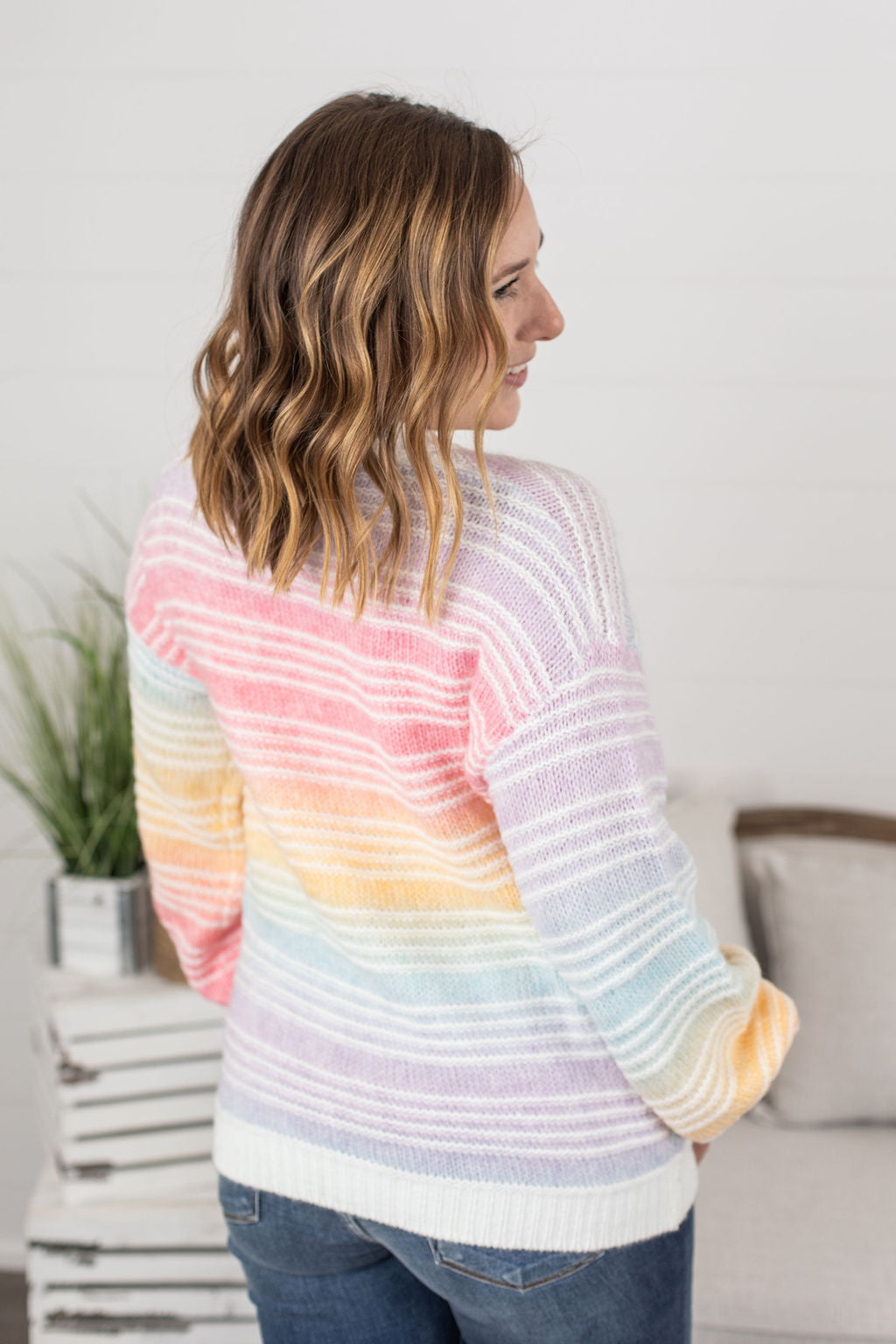 PREBOOK Rainbow Stripe Sweater