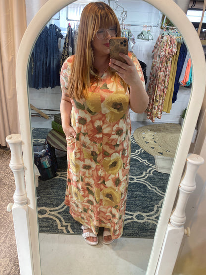 Oh So Lovely Pocket Maxi Dress