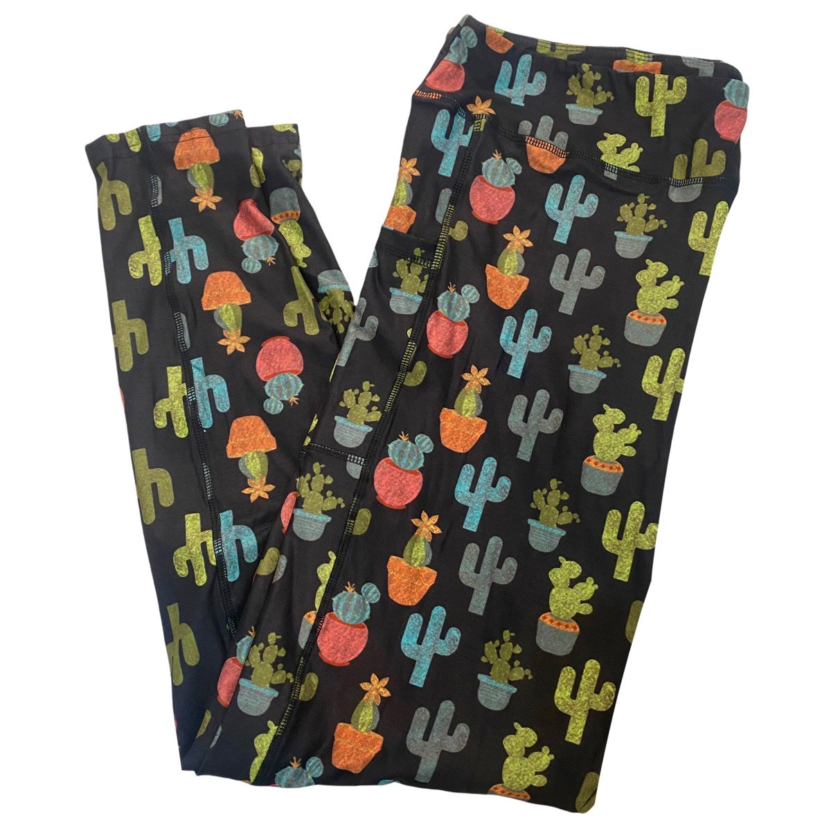 Cactus leggings-Pockets