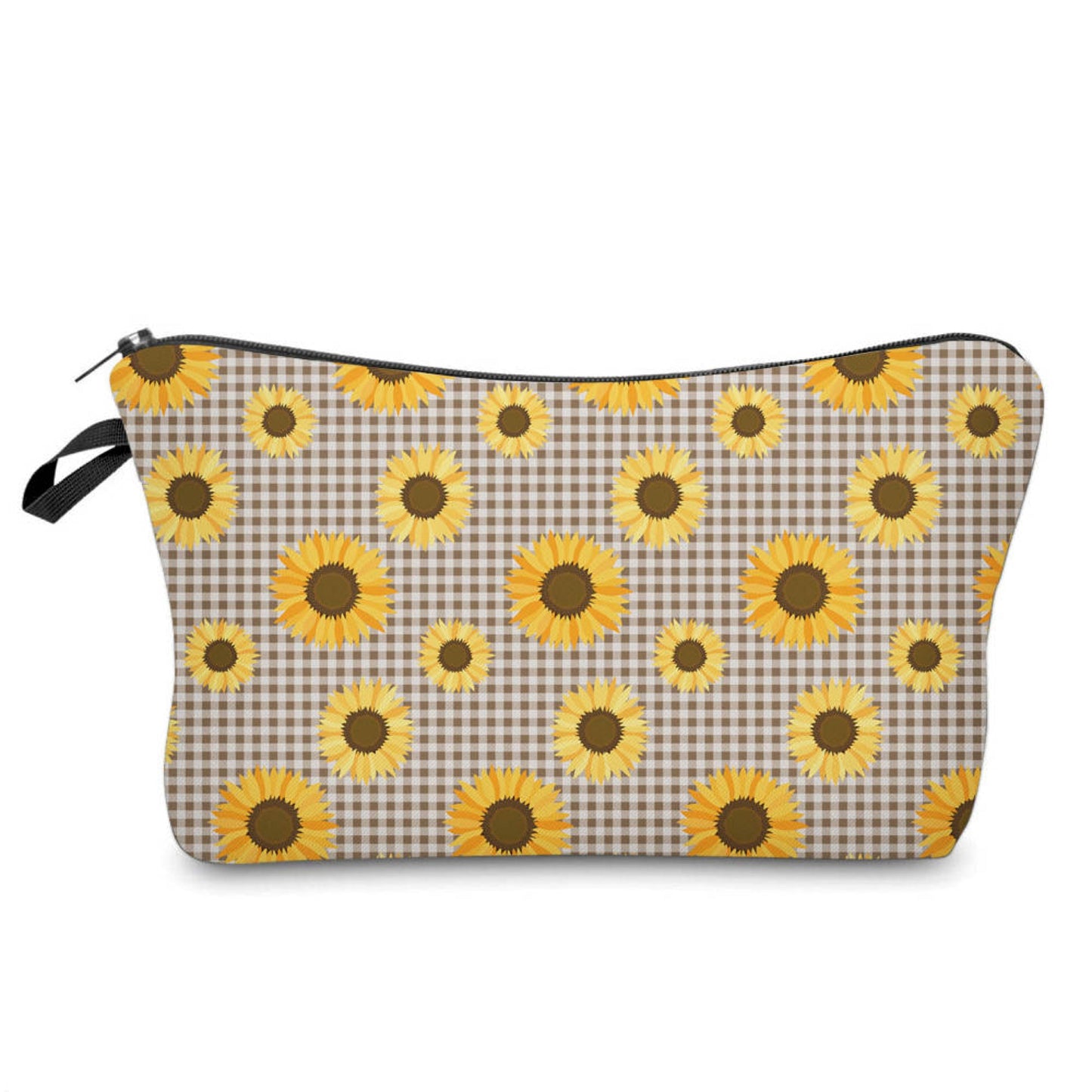 Pouch - Gingham Small Sunflowers