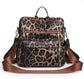 The Brooke Backpack - Brown Leopard