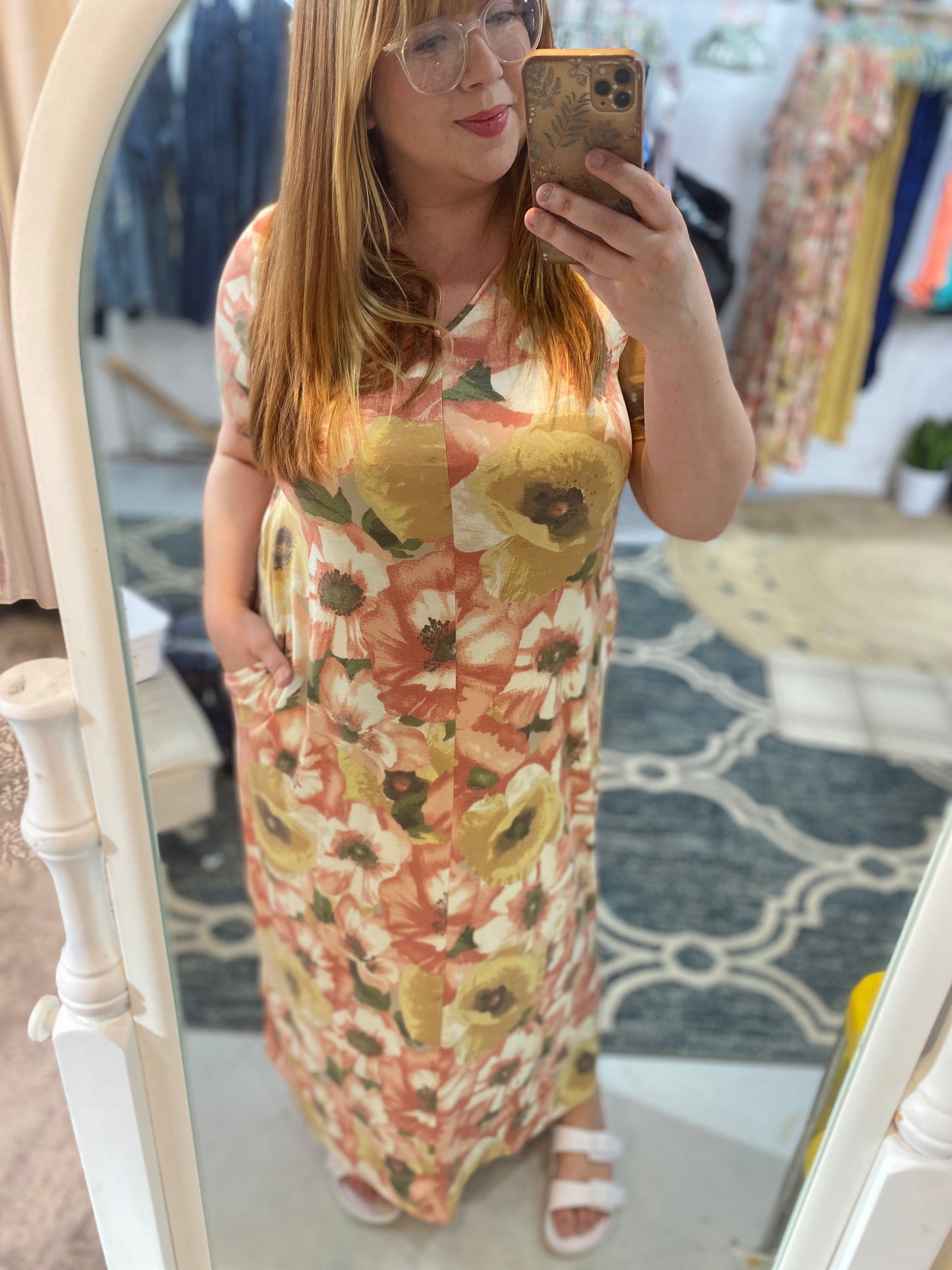 Oh So Lovely Pocket Maxi Dress