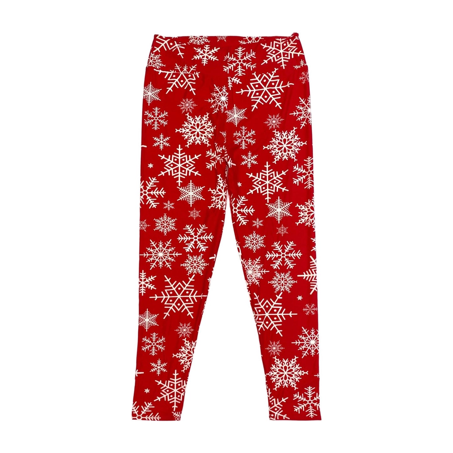 Red Snowflake leggings