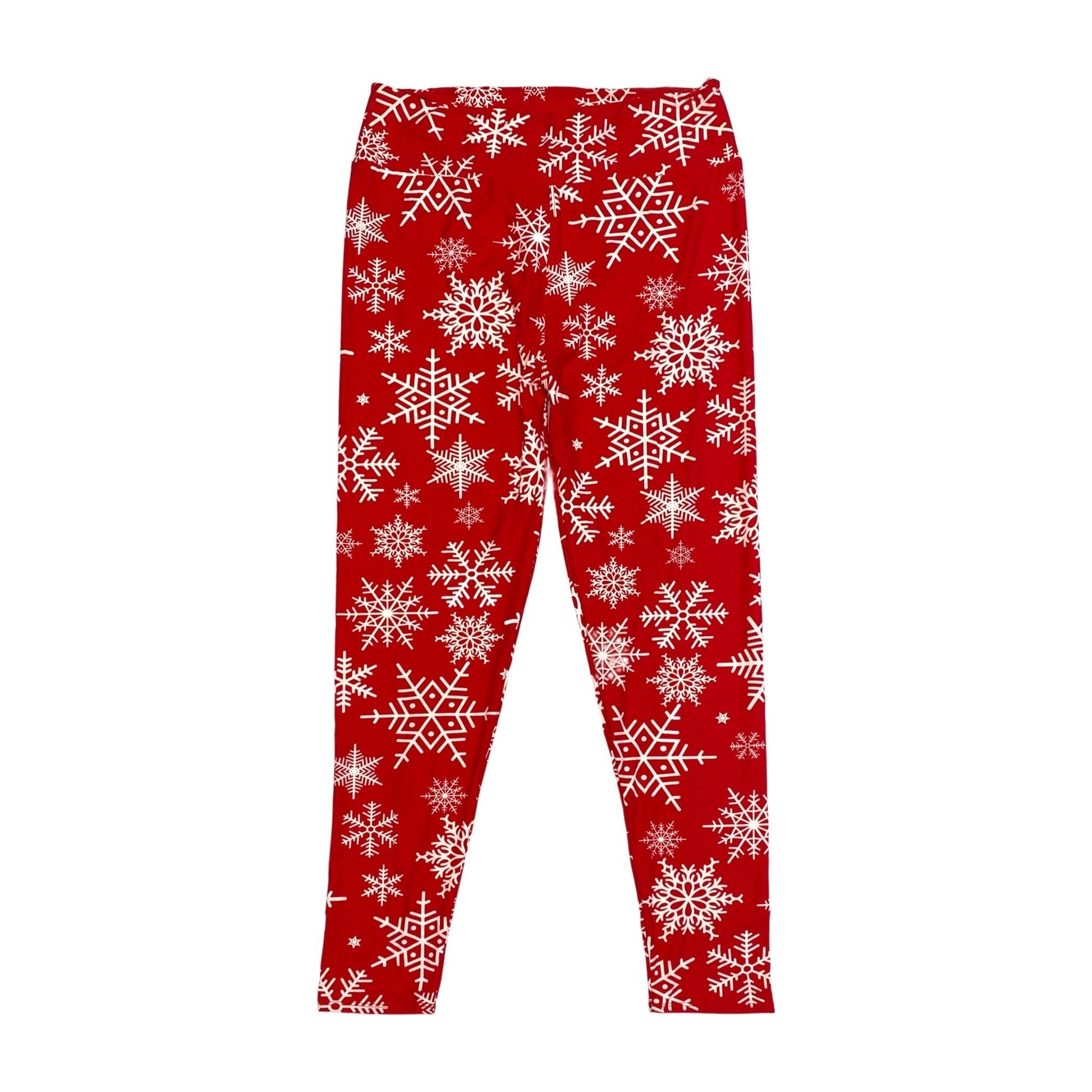 Red Snowflake leggings – The Wild Fern Boutique