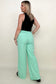 Zenana Distressed Knee French Terry Sweats With Pockets - 5 new Colors